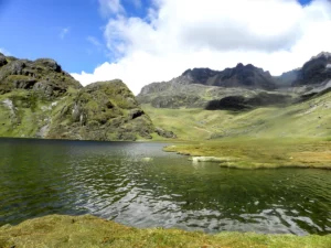 Valencia-Travel-Peru-Lares-Trek-09-One-of-beautiful-lakes-along-Lares-Trek-to-Machu-Picchu-near-Cusco-Peru
